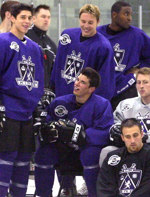 Sidney Crosby at LAKings prospects camp