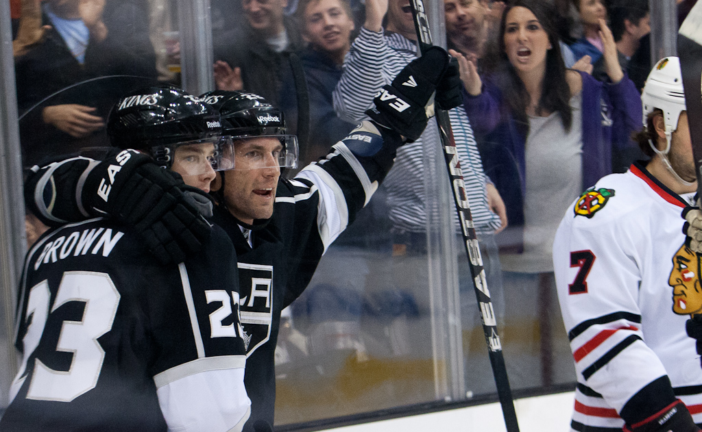 Brown and Richards celly