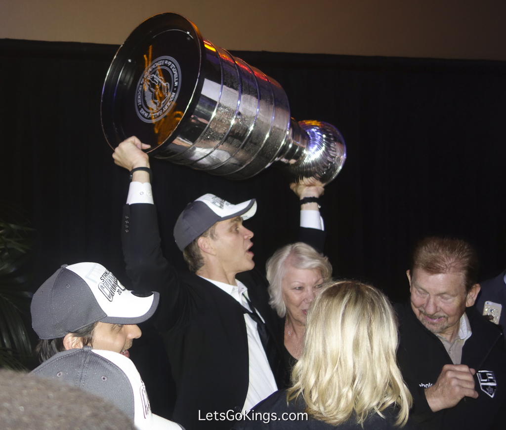 Luc Robitaille and family at after party