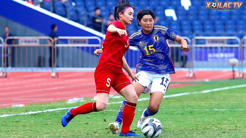 nữ Nhật Bản vs nữ Việt Nam